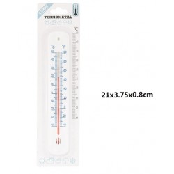 Termometru plastic alb